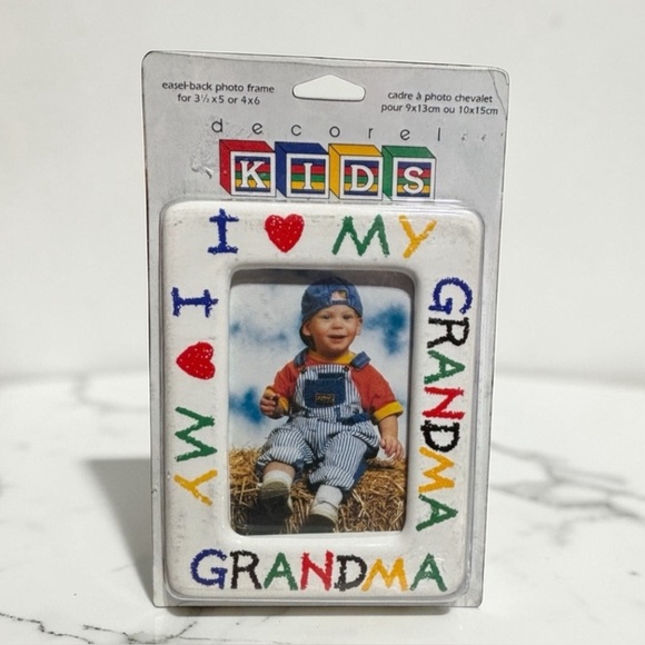 Other - Vintage I love my grandma ceramic colorful Mother’s Day 6"x4" 90s